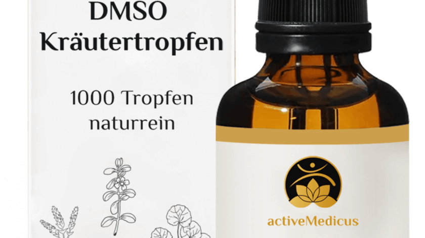 DenkFit DMSO Kräutertropfen (50 ml, 1000 Tropfen, Naturrein,