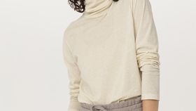 hessnatur Damen Rollkragen-Shirt aus Bio-Baumwolle - natur - Größe 38