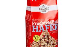 Hafermüsli mit Früchten - garantiert glutenfrei von Bauckhof