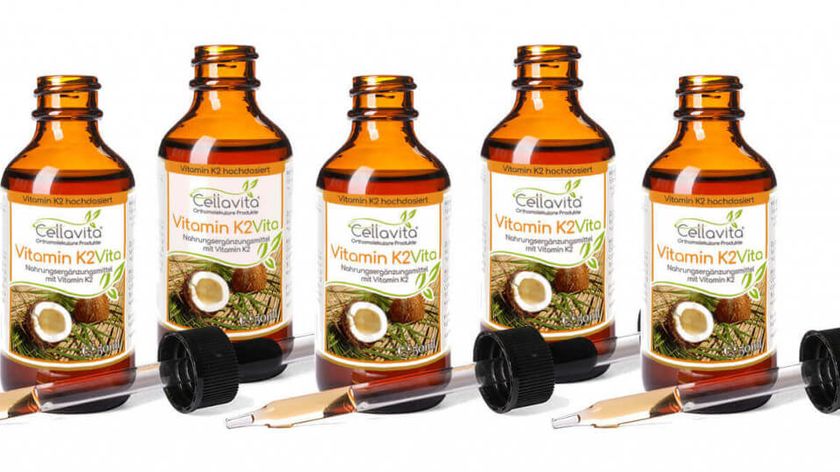 Vitamin K2 hochdosiert 100µg pro TD MK7 all trans vegan 5x 50ml Vorteilspaket