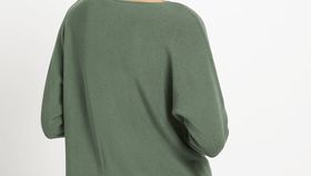 hessnatur Damen Pullover aus Bio-Baumwolle - grün - Größe 34