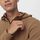 hessnatur Fleece-Kapuzenjacke aus Bio-Baumwolle - braun - Größe 48