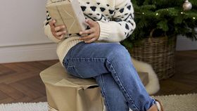 hessnatur Kinder Denim Straight BetterRecycling aus Bio-Denim - blau - Größe 110
