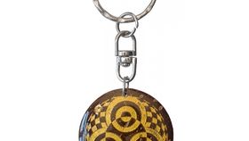 Schlüsselanhänger "Kornkreis Ammersee" Coconut lackiert 3,5cm