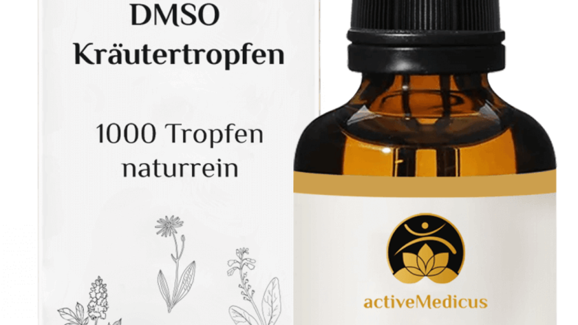 BewegungsFreude DMSO Kräutertropfen (50 ml, 1000 Tropfen, Naturrein, Bio)