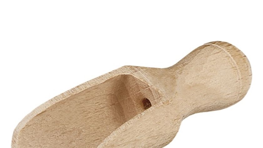 Holzschaufel Grösse XS halbrunde Form 5.2cm lang