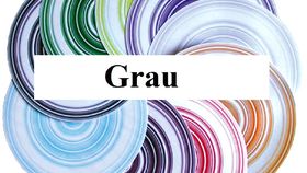 Gravitationswellen Mandala "Rahu" Grau 18cm