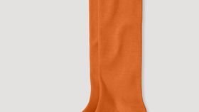 hessnatur Kniestrumpf aus Bio-Baumwolle - orange - Größe 36/37