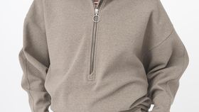 hessnatur Damen Sweatshirt BetterRecycling aus Bio-Baumwolle - beige - Größe L
