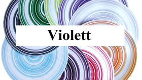 Gravitationswellen Mandala "Saturn" Violett 18cm