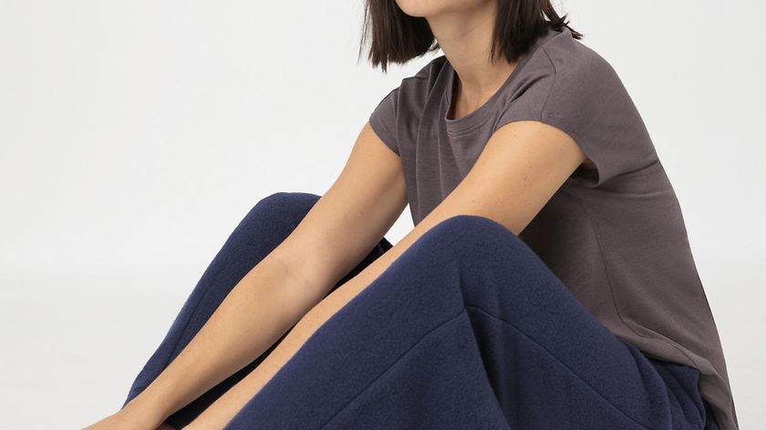 hessnatur Loungewear Fleece Hose Relaxed ACTIVE LIGHT aus Bio-Baumwolle - blau - Größe 44