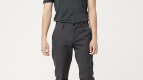 hessnatur Funktionshose Tapered Fit aus Bio-Baumwolle - schwarz - Größe 56