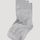 hessnatur Herren-Socken im 3er-Pack aus Bio-Baumwolle - grau - Größe 40-42