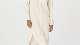 hessnatur Damen Musselin Nachthemd Relaxed PURE COMFORT aus Bio Baumwolle - natur - Größe 38