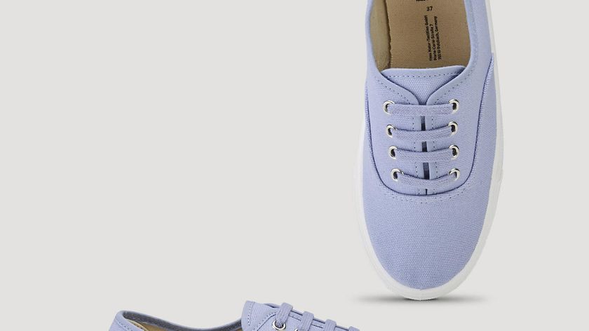 hessnatur Damen Sneaker Canvas - lila - Größe 40