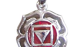 Anhänger "Muladhara Chakra" Zirkon Silber 925 4,6g