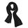 Living Crafts Schal Bio Baumwolle - in Rippstrick schwarz oder rot