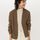 hessnatur Damen Strickjacke Regular aus Bio-Baumwolle - braun - Größe 46