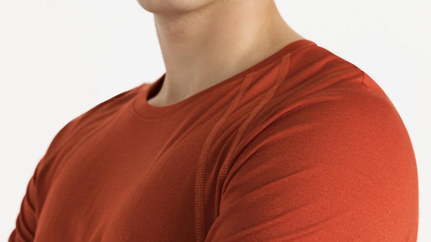 hessnatur Funktionsshirt aus Bio-Merinowolle mit Seide - orange - Größe 46