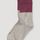 hessnatur Rippsocke Bi-Color aus Bio-Baumwolle - lila - Größe 42/43