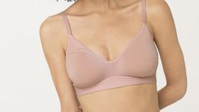 hessnatur Damen Triangel-BH aus Bio-Baumwolle und Tencel™Modal - beige - Größe 75D