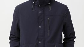 hessnatur Herren Softshell Jacke Regular NATURE SHELL aus Bio-Baumwolle - blau - Größe 48