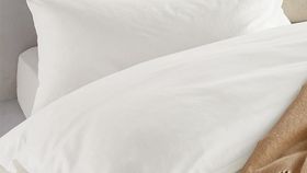 hessnatur Satin Bettwäsche-Set aus Bio-Baumwolle - weiß - Größe 155x220 / 40x80 cm