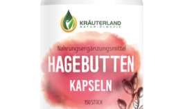 Hagebutten Kapseln, vegan 180 Stück