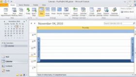 The Calendar in Outlook 2010