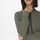 hessnatur Loungewear Fleece Jacke Regular ACTIVE LIGHT aus Bio-Baumwolle - grün - Größe M