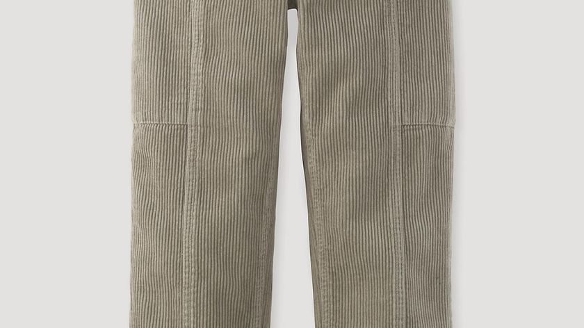 hessnatur Kinder Cordhose aus Hanf mit Bio-Baumwolle - grau - Größe 110