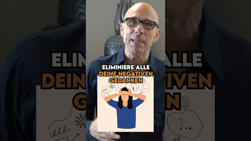 Durch diese Routine eliminierst du deine negativen Gedanken. 