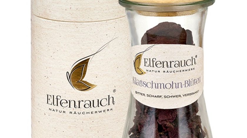 Klatschmohn-Blüten Räucherwerk Elfenrauch