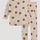 hessnatur Kinder  Pyjama aus Bio-Baumwolle - beige - Größe 122/128