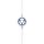 Armband "Manipura Chakra" 1,4cm Silber 925 mit 20cm Silberkette