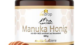 Manuka Honig 600g mit MGO 400+ Vorratsglas XXL Glas