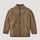 hessnatur Kinder Wollfleece Jacke Regular aus Bio-Merinowolle - braun - Größe 134/140