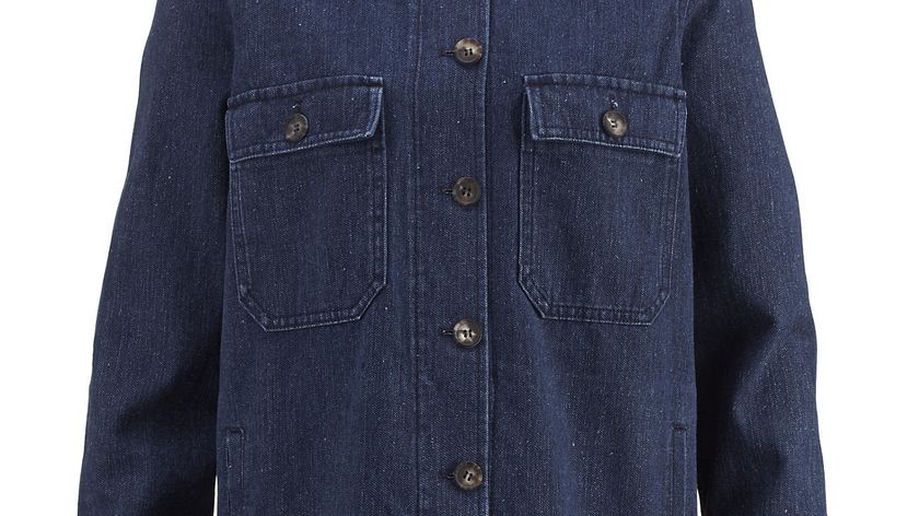 hessnatur Damen Jeansjacke aus Hanf mit Bio-Baumwolle - blau - Größe 36