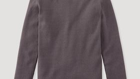 hessnatur Kinder Rollkragenshirt aus Bio-Baumwolle mit Bio-Schurwolle - lila - Größe 134/140
