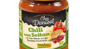 Danival Chili con Seitan - scharfes Bio Chili non Carne im 525g Glas