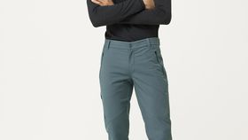 hessnatur Softshell-Hose für Ihn aus Bio-Baumwolle - grün - Größe 48