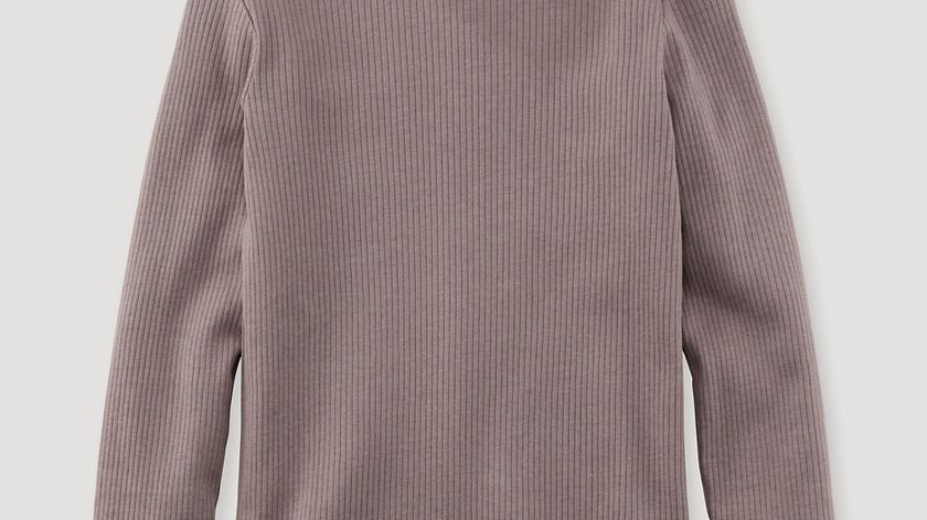 hessnatur Kinder Rollkragenshirt aus Bio-Baumwolle mit Bio-Schurwolle - lila - Größe 98/104