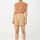 hessnatur Loungewear Shorts mineralgefärbt aus Bio-Baumwolle - beige - Größe 40