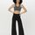 hessnatur Loungewear Hose Flared Medium Cut ACTIVE LIGHT aus Bio-Baumwolle - schwarz - Größe 36
