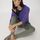 hessnatur Loungewear Fleece Hoodie Relaxed ACTIVE LIGHT aus Bio-Baumwolle - lila - Größe M