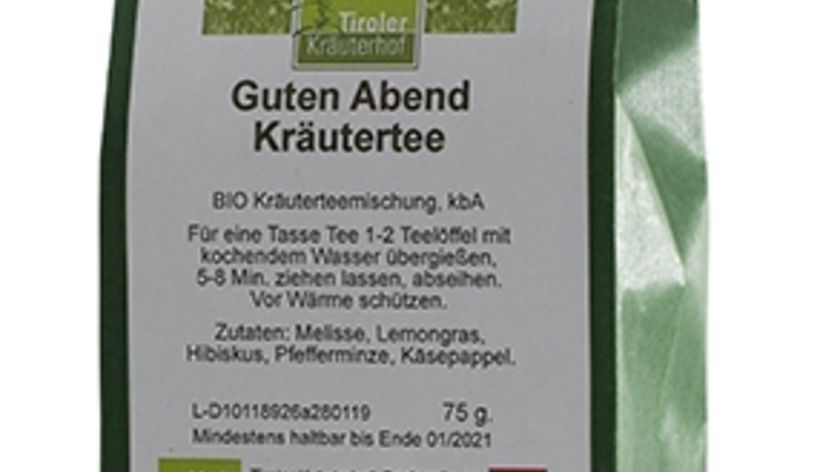 Biotee Guten Abend Kräutertee