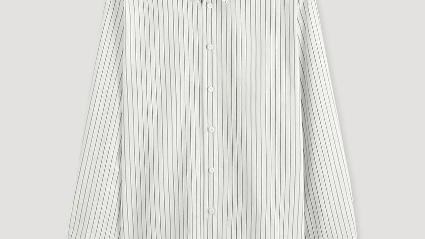 hessnatur Herren Oxford-Hemd aus Bio-Baumwolle - weiß - Größe 41/42