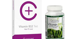 Vitamin B12 Test Set plus 60 Kapseln Vitamin B12 - schnell und bequem zu Hause durchführen von ceras
