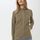hessnatur Damen-Outdoor Leichte Wollfleece-Jacke aus Bio-Merinowolle - beige - Größe 36