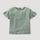 hessnatur Kinder Blusenshirt aus Leinen mit Bio-Baumwolle - grün - Größe 134/140